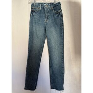 Good American Raw Hem Jeans